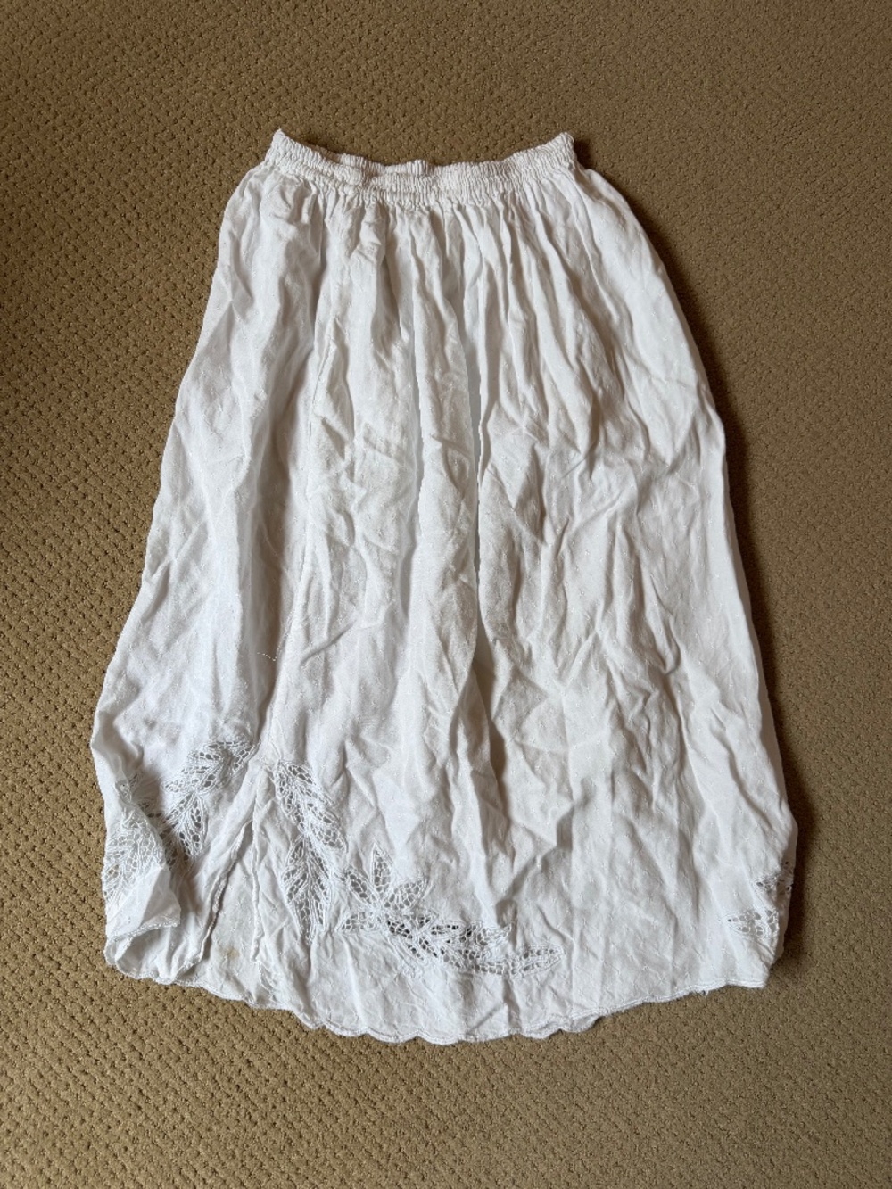 White Midi Skirt